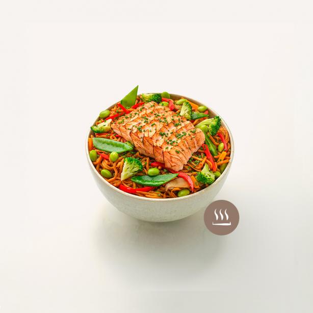 Yakisoba Salmón