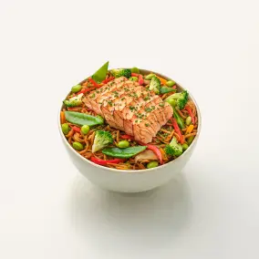 Yakisoba Salmón
