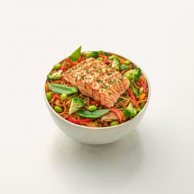 Yakisoba Salmón
